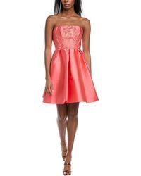 Mikael Aghal - Strapless Cocktail Dress - Lyst