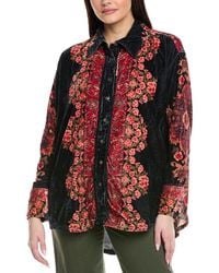 Free People - We The Free One Night Velvet Top - Lyst
