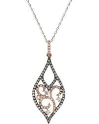 Diana M. Jewels - Fine Jewelry 14k Rose Gold 0.50 Ct. Tw. Diamond Necklace - Lyst
