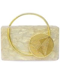 TIRAMISU - Circular Abstract Minaudiere Box Clutch - Lyst