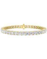 Lab Grown Diamonds - 14K 13.00 Ct. Tw. Lab-Grown Diamond Bracelet - Lyst
