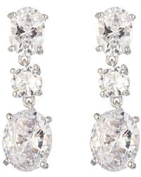 Eye Candy LA - The Luxe Collection Cz Lily Graduated Statement Earrings - Lyst