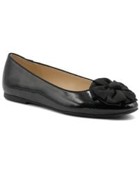 Adrienne Vittadini - Janine Patent Flat - Lyst