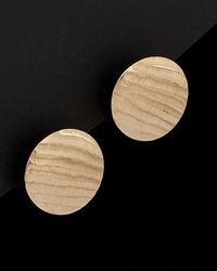 Italian Gold - 14k Disc Earrings - Lyst
