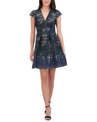 Vince Camuto - Short Sleeve Mini Dress - Lyst