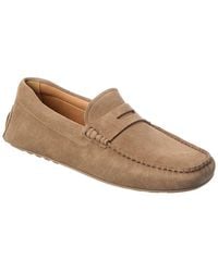 BOSS - Noel Suede Moccasin - Lyst