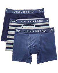 Lucky Brand - 3pk Stretch Boxer Brief - Lyst