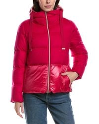 Herno - Silk & Cashmere-Blend Down Coat - Lyst