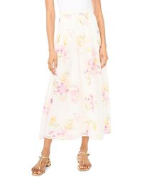 Vince Camuto - Pleated Straight Hem Maxi Skirt - Lyst