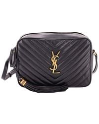 Saint Laurent - Matelasse Chevron Leather Lou Camera Bag Small (Authentic Pre-Loved) - Lyst