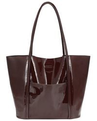 Tiffany & Fred Paris - High-Gloss Patent Tote - Lyst