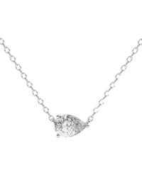 Lab Grown Diamonds - 14K 0.50 Ct. Tw. Lab-Grown Diamond Necklace - Lyst