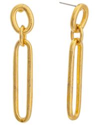 Ben-Amun - Ben-amun 24k Plated Earrings - Lyst