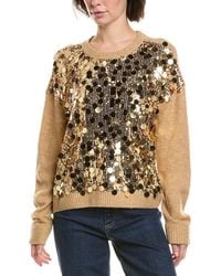 Vince Camuto - Multi Paillette Crewneck - Lyst