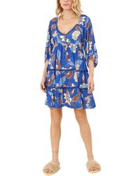 Hale Bob - V Neck Mini Dress Printed - Lyst
