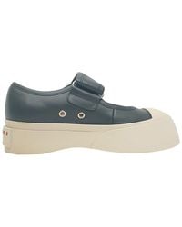 Marni - Nappa Calf Leather Pablo Mary-Jane Sneaker (Authentic Pre-Loved) - Lyst