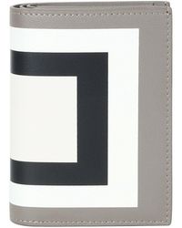 Tiffany & Fred Paris - Geometric Print Leather Wallet - Lyst