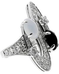 BVLGARI - 18K Diamond & Gemstone Elisia Cocktail Ring (Authentic Pre-Owned) - Lyst
