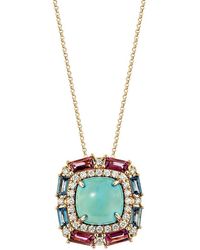 TIRAMISU - 18k Rose Gold 5.53 Ct. Tw. Gemstone Pendant - Lyst