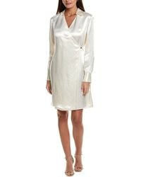 BOSS - Deshiny Wrap Dress - Lyst