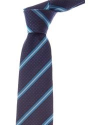 Etro - Stripe Silk Tie - Lyst