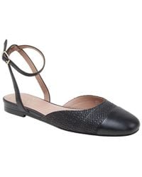 Linea Paolo - Delaney-L Woven & Leather Flat - Lyst
