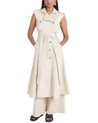 Temperley London - Javier Wool-Blend Sleeveless Trench Coat - Lyst