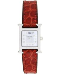 Hermès - H Watch Mini Diamond Watch, Circa 2000S (Authentic Pre-Owned) - Lyst
