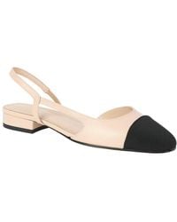 Tiffany & Fred Paris - 2-Tone Leather Flat - Lyst