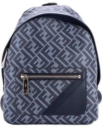 Fendi - Zucca Coated Canvas & Leather Chiodo Backpack Small (Authentic Pre- Loved) - Lyst