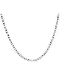 Diana M. Jewels - Fine Jewelry 14K 13.50 Ct. Tw. Diamond Tennis Necklace - Lyst