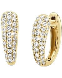 Sabrina Designs - 14K 0.59 Ct. Tw. Diamond Huggie Earrings - Lyst