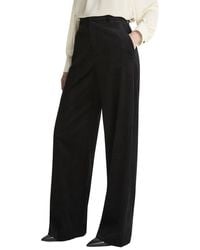Vince - High Waist Velvet Wide Leg Trouser - Lyst