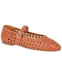 Tiffany & Fred Paris - Crochet Leather Flat - Lyst