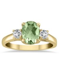 Gem Spark - 14K 1.98 Ct. Tw. Diamond & Amethyst Ring - Lyst