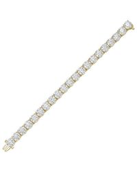 Diana M. Jewels - Diana M. 14K 16.30 Ct. Tw. Lab-Grown Diamond Tennis Bracelet - Lyst