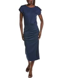 Michael Stars - Pippa Gathered Midi Dress - Lyst