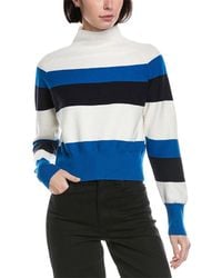 Brodie Cashmere - Mock Neck Cashmere-Blend Sweater - Lyst