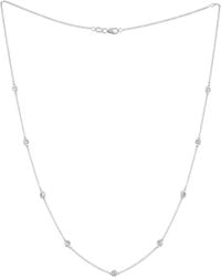 Diana M. Jewels - Fine Jewelry 14k 0.85 Ct. Tw. Diamond Necklace - Lyst