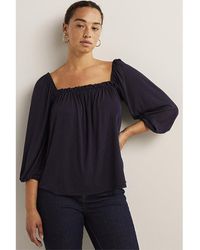 Boden - Square Neck Swing Jersey Top - Lyst