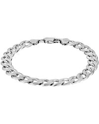 Italian Silver - Chain Bracelet - Lyst