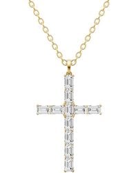 Lab Grown Diamonds - 14K 3.00 Ct. Tw. Lab-Grown Diamond Necklace - Lyst