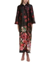 Teri Jon - 3/Sleeve Maxi Dress - Lyst