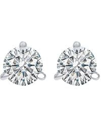 Lab Grown Diamonds - 14k 4.00 Ct. Tw. Lab-grown Diamond Studs - Lyst