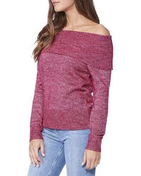 PAIGE - Metallic Izabella Wool-blend Sweater - Lyst