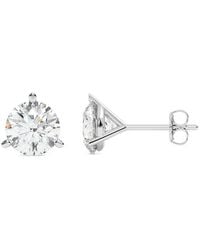 Lab Grown Diamonds - 14K 3.00 Ct. Tw. Lab-Grown Diamond Earrings - Lyst