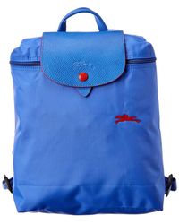 Longchamp Le Pliage Club Nylon Backpack - Blue