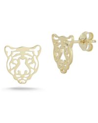 Ember Fine Jewelry - 14k Tiger Studs - Lyst