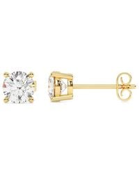 Lab Grown Diamonds - 14K 1.25 Ct. Tw. Lab-Grown Diamond Earrings - Lyst