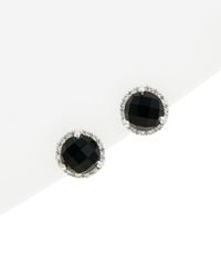 Diana M. Jewels - Fine Jewelry 14k 3.07 Ct. Tw. Diamond & Agate Studs - Lyst